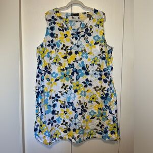 M&S Collection Linen Blend Shift Dress